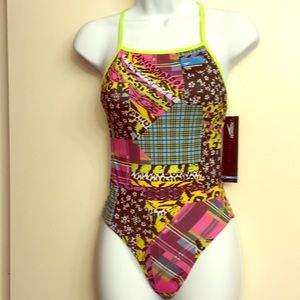 Speedo Train 2 Multi Media Swimsuit Final Price